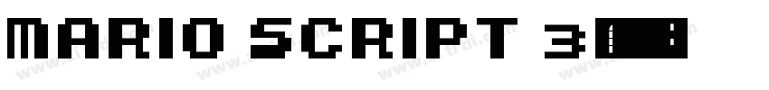 mario script 3字体转换
